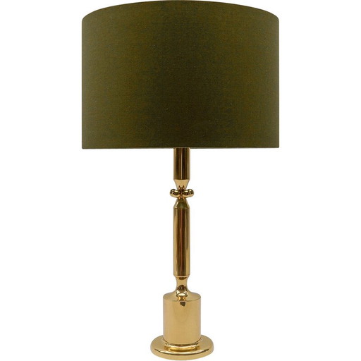 Vintage gouden tafellampvoet, Duitsland 1960