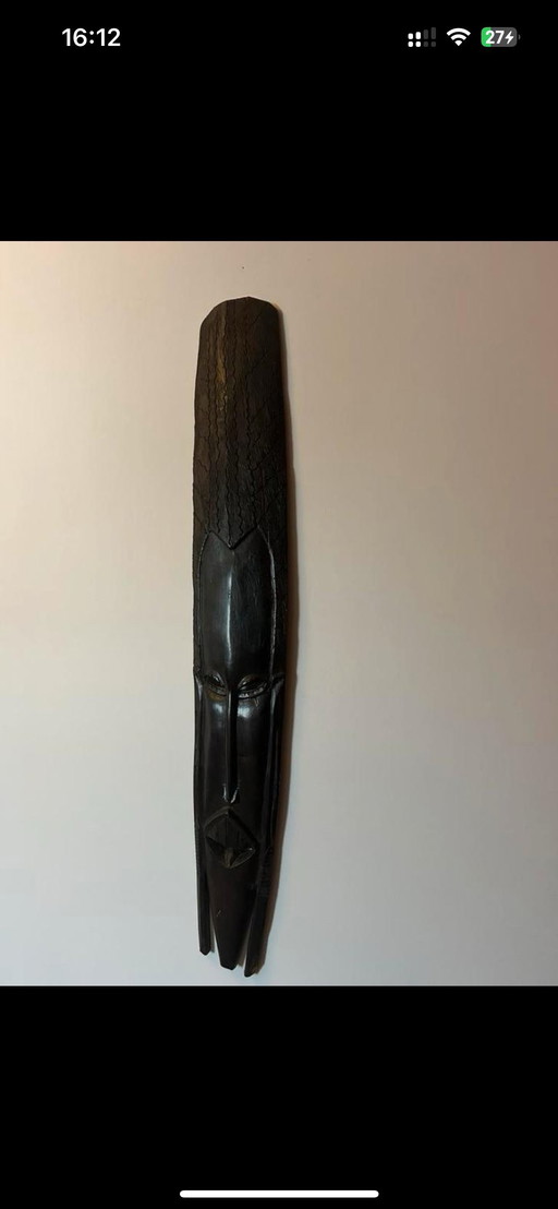 Wooden African mask