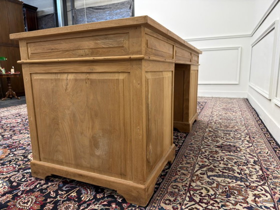 Scrivania Classica Inglese in Legno di Teak – Scrivanie, Leather, Wood (photo 7 of 18)