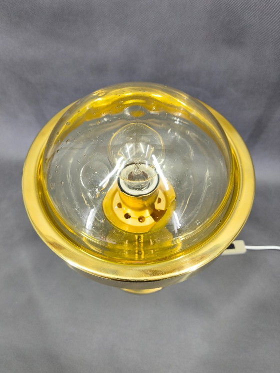 Image 1 of Space Age Glass Table Lamp by Kamenický Šenov, 1970s