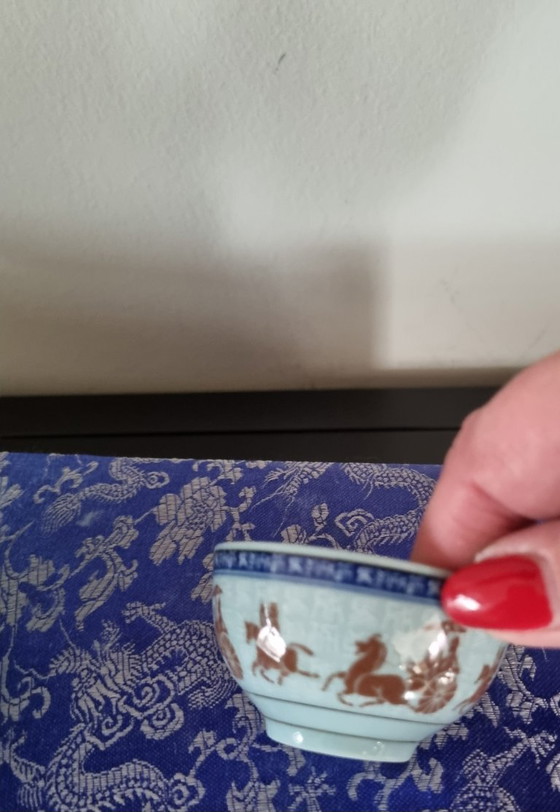 Set Vintage pour la Cérémonie du Thé Chinoise – Chinoiserie, Vaisselle, Porcelain (photo 7 of 11)