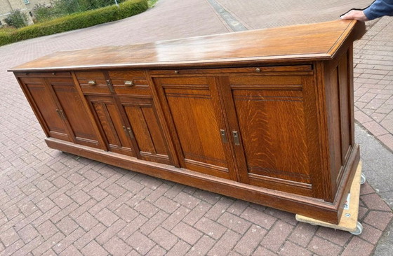 Image 1 of Oak sideboard 19th century