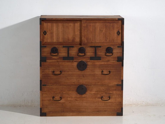 Tansu giapponese antico - Periodo Showa (c.1927) #55 – Cassettiere, Iron (photo 29 of 40)
