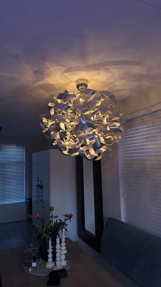 Image 1 of Moderne Design Hanglamp - Geborsteld Aluminium Eyecatcher