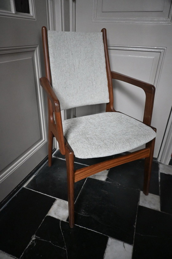 Danish Design Armchair manufacturer Skovby Møbelfabrik – Wood, Textile (photo 11 of 11)