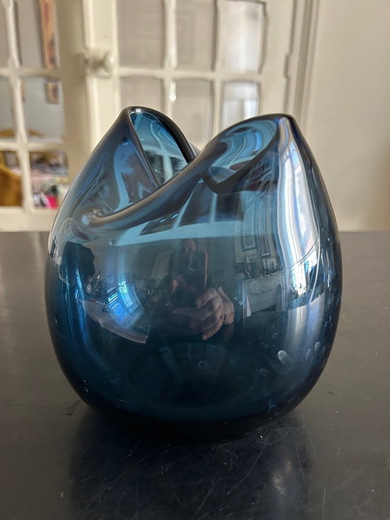 Image 1 of Skandinavische blaue Vase