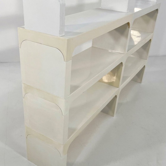 Image 1 of Weißes modulares Regal von Olaf Von Bohr für Kartell, 1970er Jahre