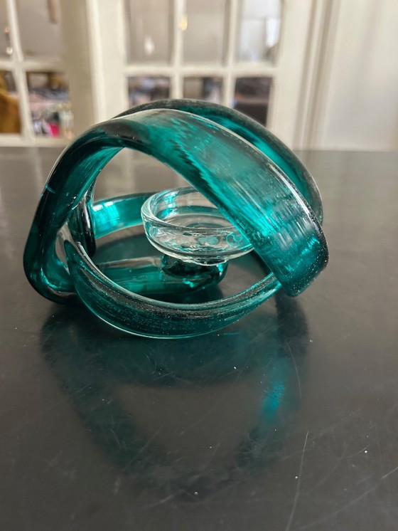 Image 1 of Kerzenhalter aus Glasband