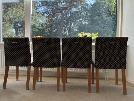 Flexform dining chairs, Italian design