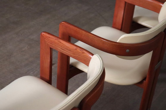 Set van 6 Augusto Savini Pamplona-stoelen voor Pozzi, Italië, 1965 – Eetkamerstoelen, Wood (photo 11 of 18)