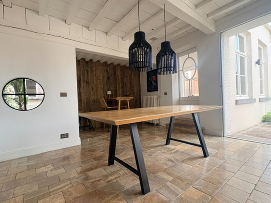 Albert Vincent Sheppard Table 200cm x 100 cm – Dining tables, Wood, Metal (photo 2 of 5)
