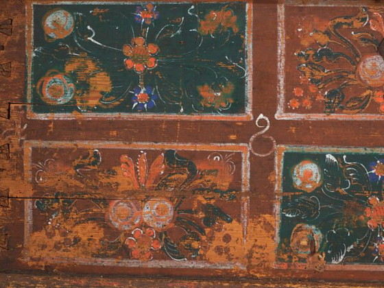 Antieke opbergkist met bloemendecoratie (Jaar 1895) #102 – Opbergkast (photo 36 of 40)