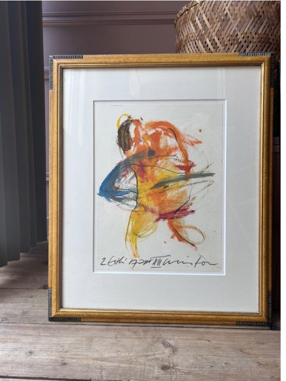 Image 1 of 🎨 Winston Huisman – Set of 2 original, signed artworks (framed)