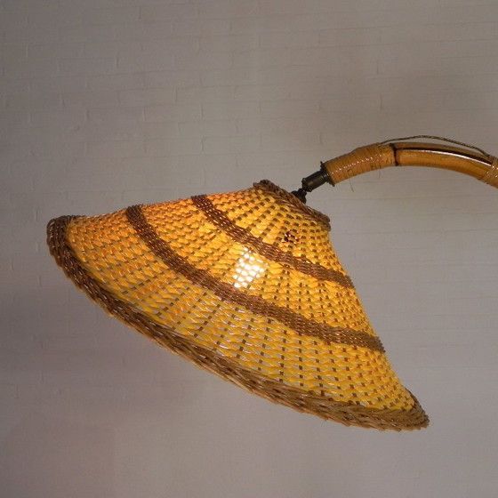 Image 1 of Standing bamboo lamp, 1950s