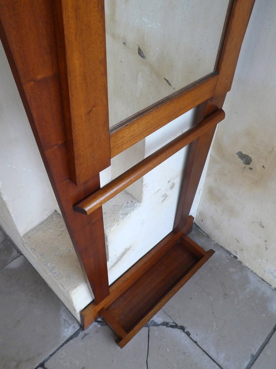 Armoire en Acajou avec Miroir, 1950 (photo 7 of 10)