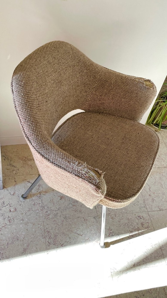 Sillón KNOLL Años 70 – Sillas auxiliares, Lana, Metal (photo 14 of 27)