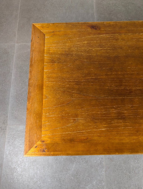 Image 1 of Skandinavischer moderner großer dänischer Teak-Couchtisch aus den 1950er Jahren