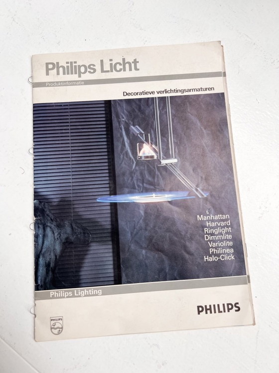 Image 1 of Philips Manhattan Deckenleuchte von Alfred van Elk, 1980er Jahre