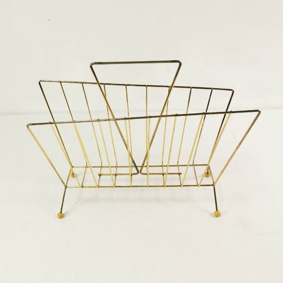 Portariviste modernista, anni '60. – Metal, Brass (photo 9 of 10)