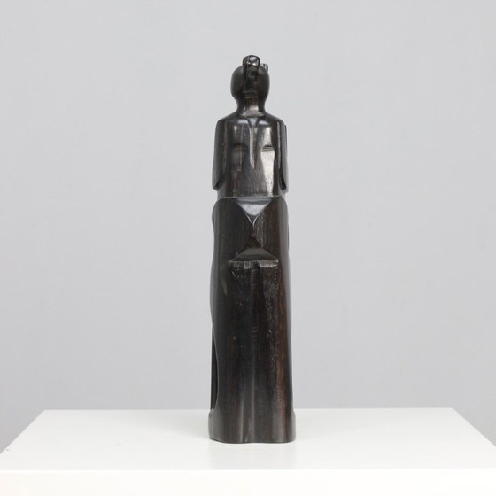 Image 1 of “Insieme” – Scultura in legno intagliata a mano di Jozef Kets, Belgio, 1971