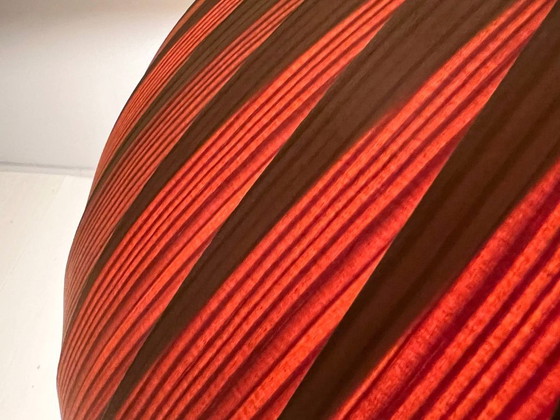 Image 1 of Deckenlampe/Deckenleuchte von Hans Agne Jakobsson, Teakholz, Schweden, 1970er Jahre