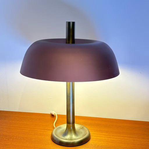 Hillebrand “7337” Heinz Stahl, Lampe de table vintage Mushroom