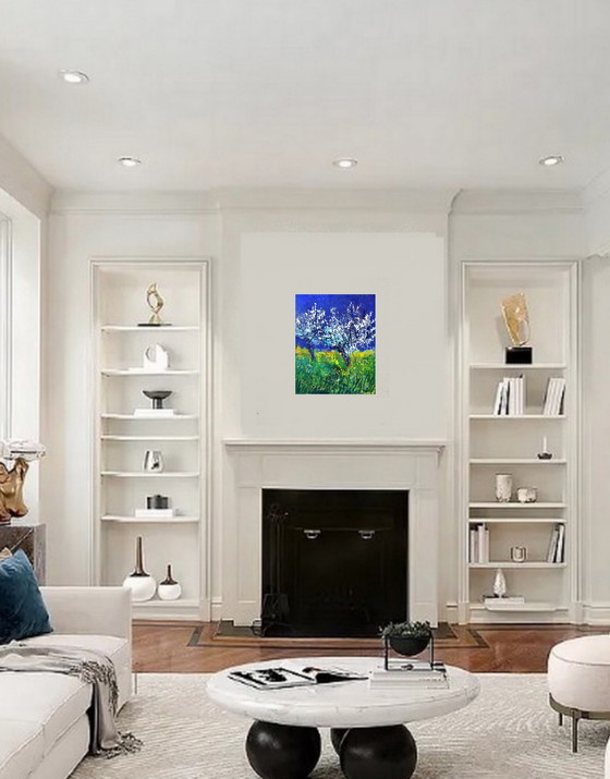 Image 1 of Bloeiende appelbomen