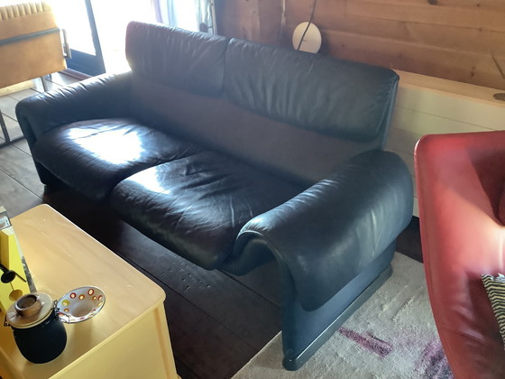 Image 1 of De sede ds2011, blue148 long, seat 45, depth 60 and back 86 cm high.