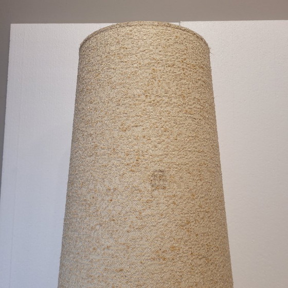 Image 1 of Lampe en céramique Fat Lava avec abat-jour original, Scheurich Keramik, 60's - Allemagne