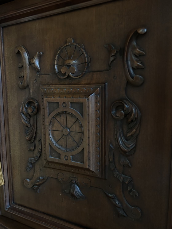 Buffet ancien en chêne de style néo-Renaissance/Henri II, vers 1880-1900 – Meubles de rangement, Metal, Wood (photo 2 of 5)
