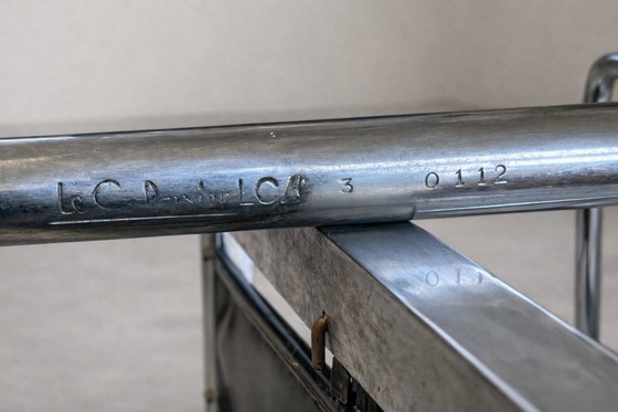 Image 1 of Corbusier Cassina LC3 Fauteuils set (2 stuks) - Serienummers #0075 & #0112
