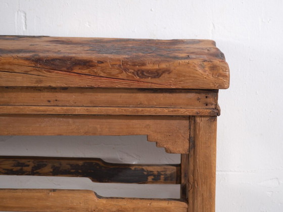 Antique Chinese console altar table in elm – Shanxi, circa 1890 (photo 30 of 40)