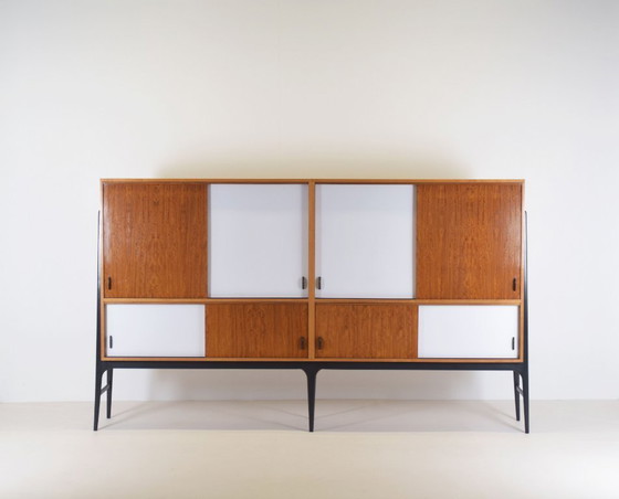 Image 1 of Highboard designed by Alfred Hendrickx for Belform, 1950s