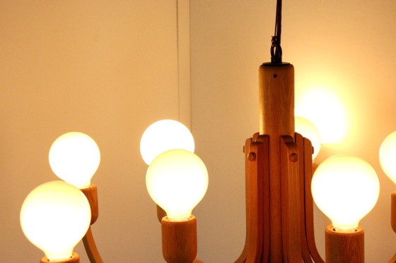 Domus Hanglamp Kroonluchter Vintage Eiken – Hanglampen, Wood (photo 6 of 20)