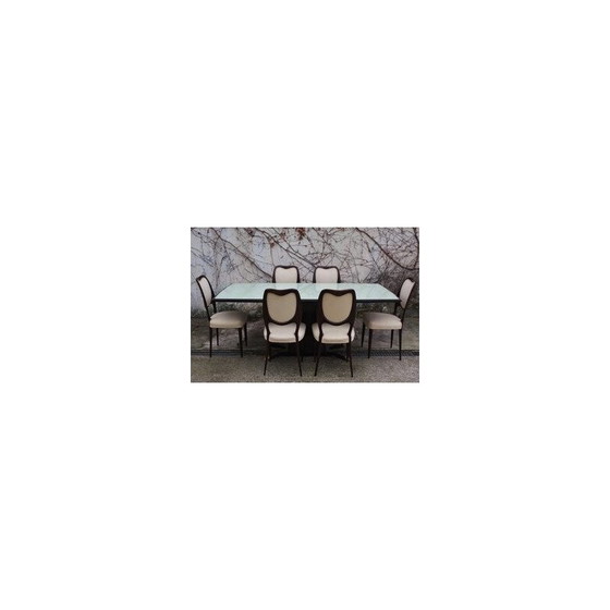 Image 1 of Vintage mahogany dining set by Rigamonti Brothers, 1950s