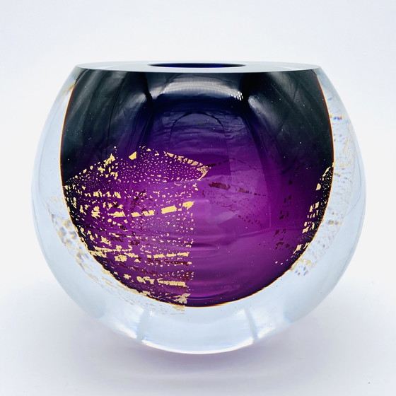 Image 1 of Arte en vidrio de George Broft - jarrón