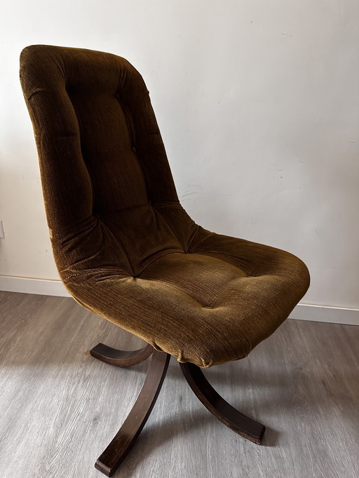 Fauteuil pivotant scandinave