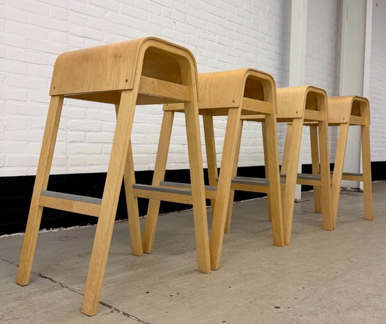 4 Vintage IKEA ‘Salve’ Barkrukken – Wood (photo 15 of 21)