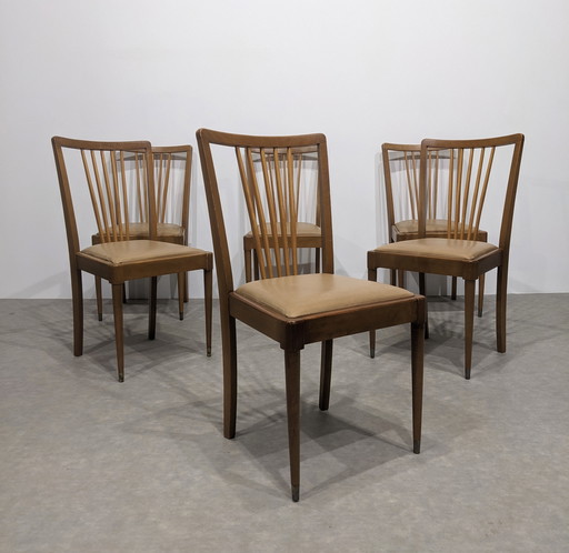 Set Of Six Chairs, 50S.  