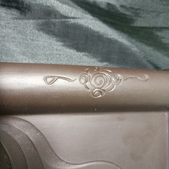 Image 1 of Vassoio da tè vietnamita autentico - Ceramiche Bat Trang fatte a mano