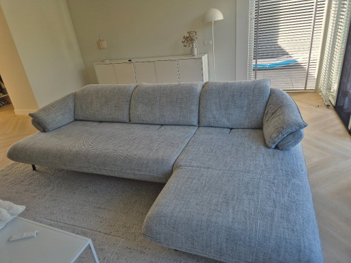 Zitmaxx Bluebell Lounge Sofa - Adjustable Back & Headrests – hoekbanken, Metal, Textile