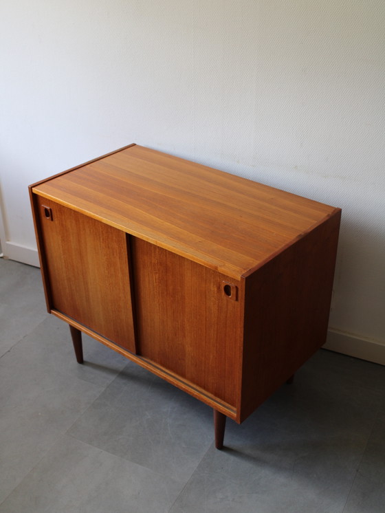 Image 1 of Vintage Deens platenspelerkast in teak