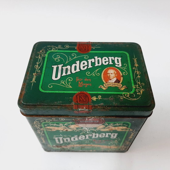 Image 1 of Vintage Underberg blikken doos