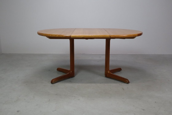 Image 1 of Scandinavian solid pine extendable dining table