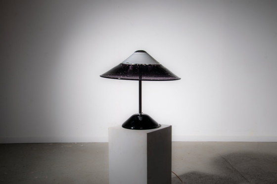 Image 1 of Lampada da tavolo in vetro di Murano Afredo Barbini Circa. 1980