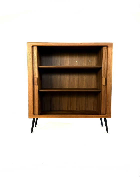 Image 1 of Vintage teak highboard, Silkenborg Møbelfabrik '80