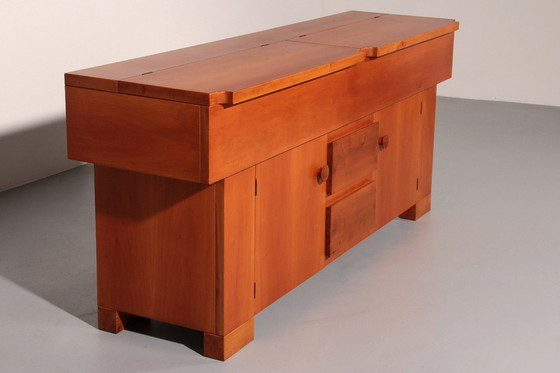 Image 1 of Torbecchia Sideboard in Walnut by Giovanni Michelucci for Poltronova, 1964