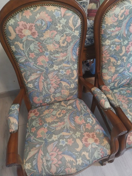 Image 1 of Zwei antike Massivholz-Sessel – Hervorragender Zustand