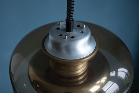 Image 1 of Lampe suspendue Mid Century Space Age par Herda