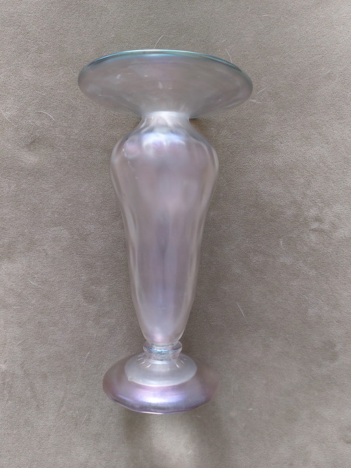 Iridescent Loetz vase